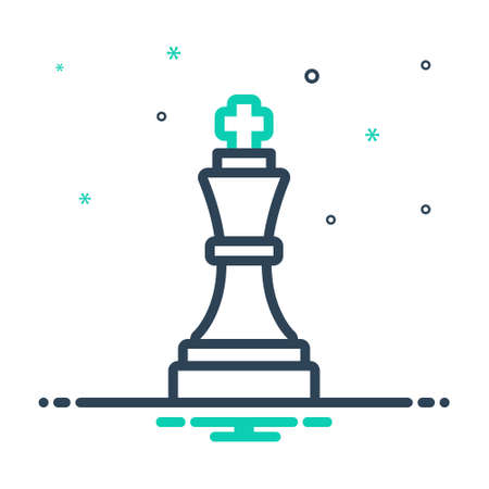 Icon for tactical advantage, strategicのイラスト素材