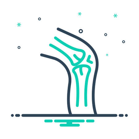 Icon for cartilage,diseaseのイラスト素材