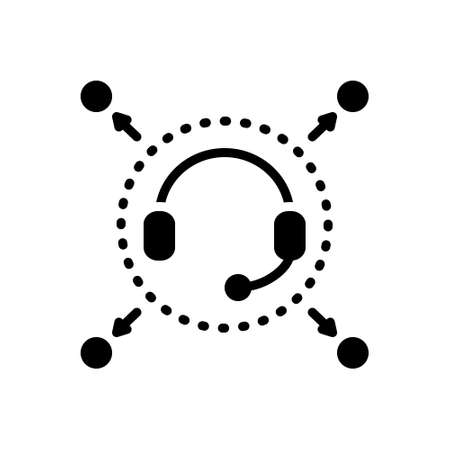 Icon for call center,headsetのイラスト素材