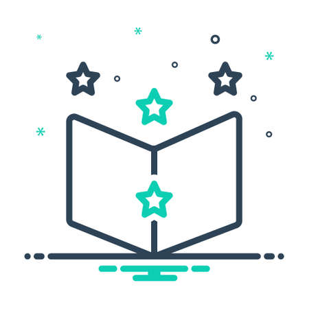 Icon for kids book,funのイラスト素材