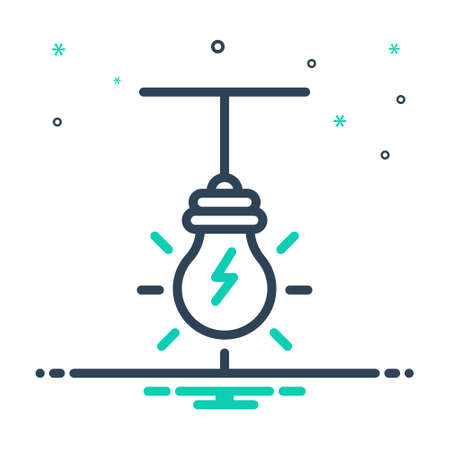 Icon for light bulb,lightのイラスト素材