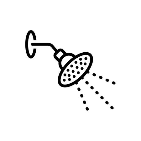 Icon for shower,pouringのイラスト素材