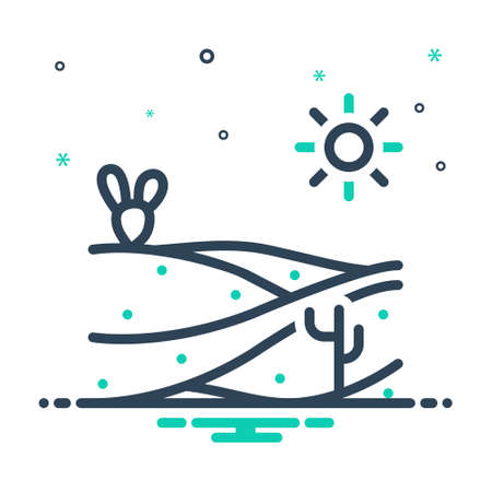 Icon for sand,beachのイラスト素材