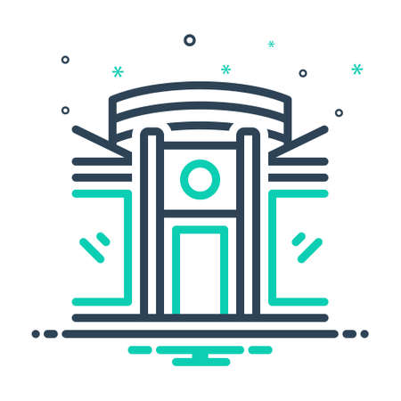 Icon for mall,shopping centerのイラスト素材