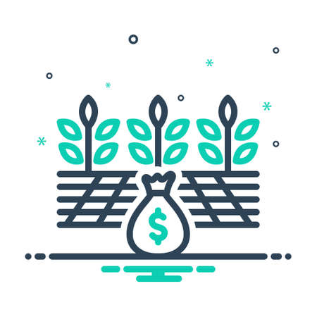 Icon for yield,profitのイラスト素材