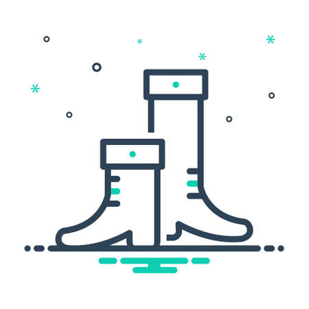 Icon for tall,boot,longのイラスト素材