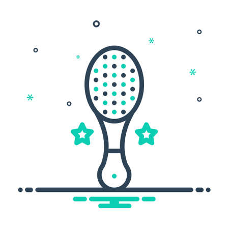 Icon for baby brush,babyのイラスト素材