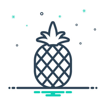 icon for pineappleの写真素材