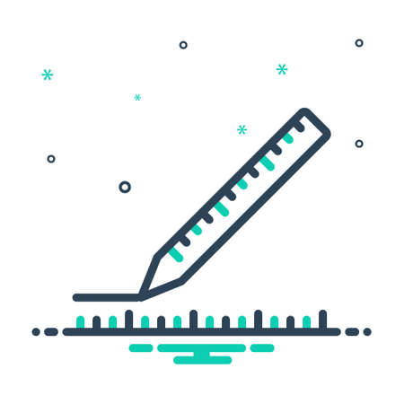 Icon for measurement,distanceのイラスト素材