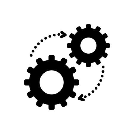 Icon for mechanism,gearのイラスト素材