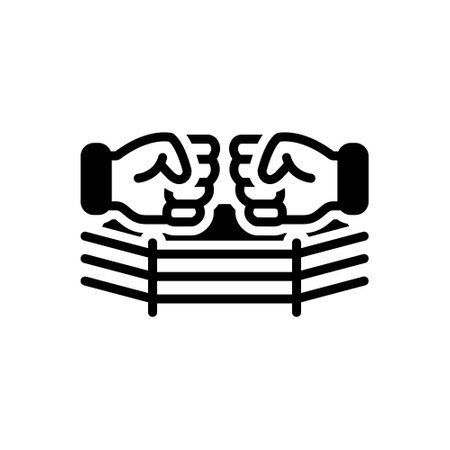 Icon for fight,brawlのイラスト素材