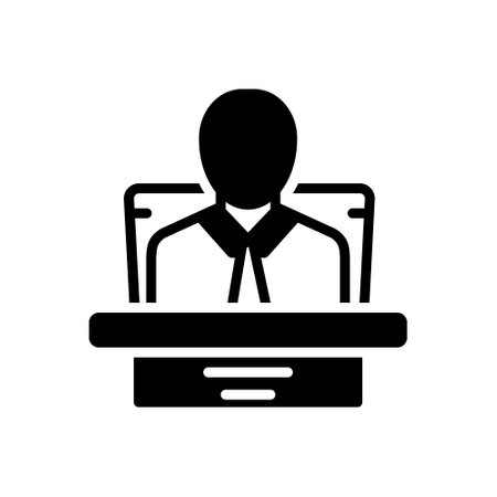 Icon for chairman,presidentのイラスト素材