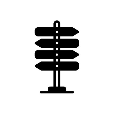 Icon for guideline,directionのイラスト素材