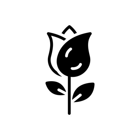 Icon for rose ,flowerのイラスト素材