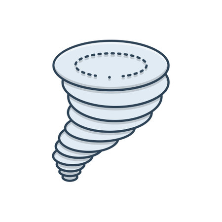 Illustration Windstorm iconの写真素材