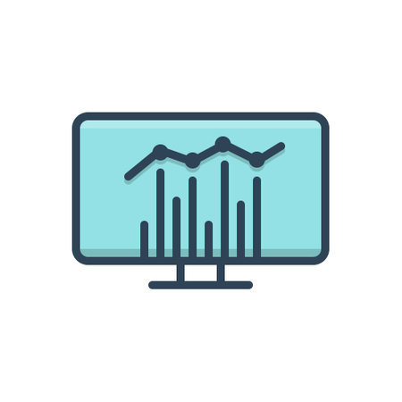 Illustration Statistics iconのイラスト素材