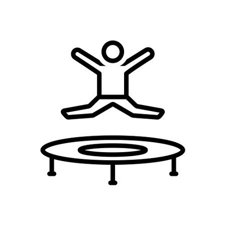 Icon for jumping,jump up,jumpのイラスト素材