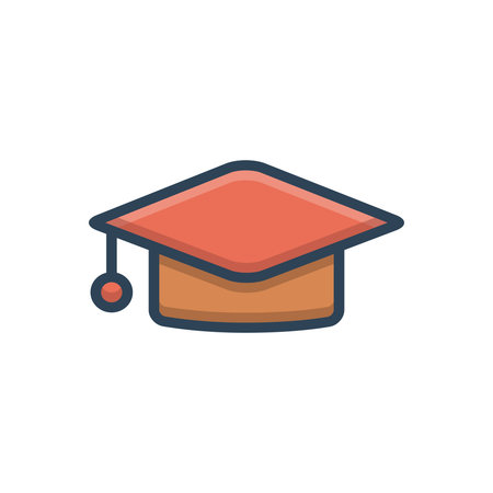 Education cap iconのイラスト素材