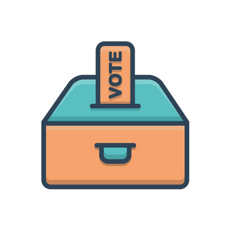 Vote polling iconのイラスト素材