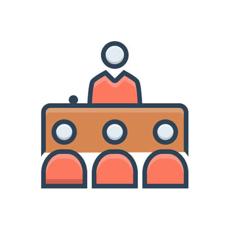 Icon for interview ,presentationのイラスト素材