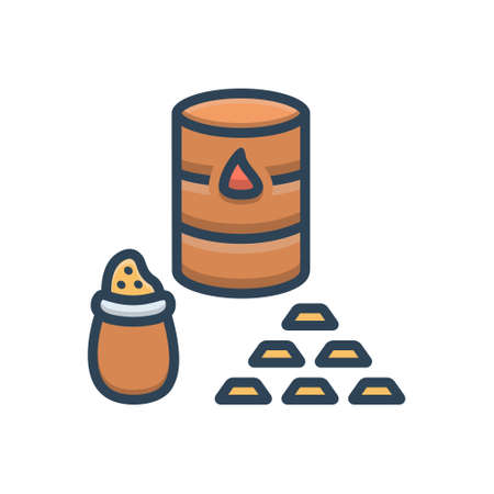 Icon for commodities, tradeのイラスト素材