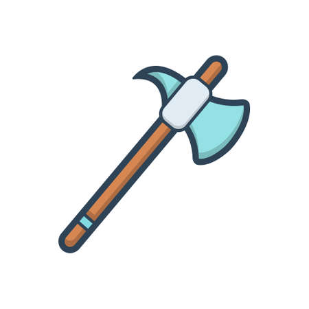 Axe iconのイラスト素材