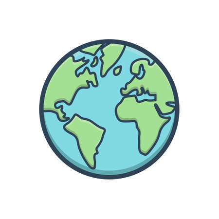 Globe iconの写真素材