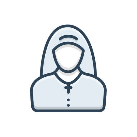 Nun iconのイラスト素材