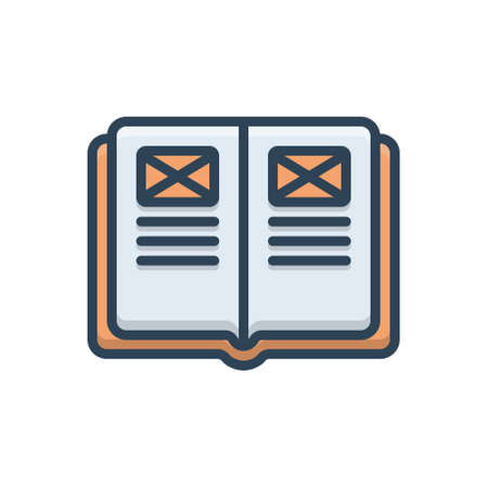 Catalog iconのイラスト素材