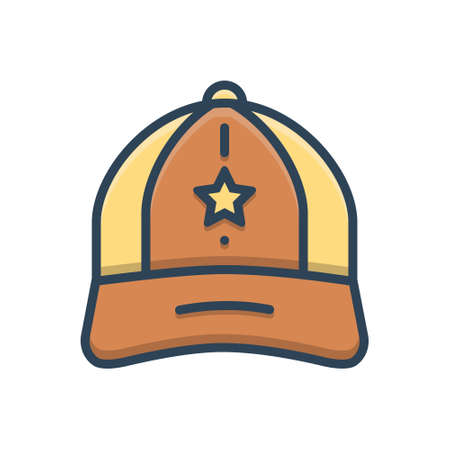 Cap iconのイラスト素材