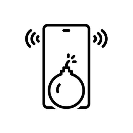 Icon for threat,hazardのイラスト素材