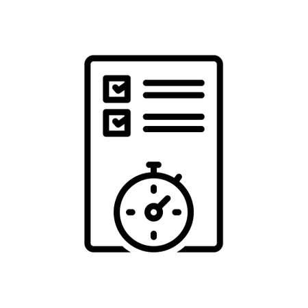 Icon for planning,organizedのイラスト素材