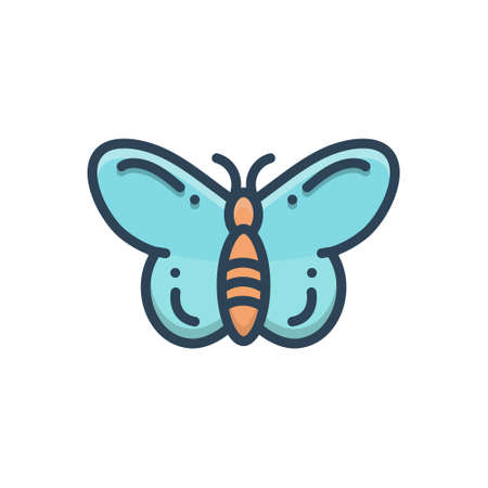 Icon for butterfly , dragonflyのイラスト素材