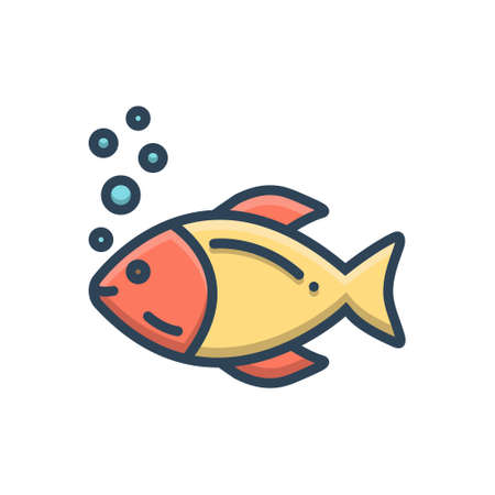 Icon for fish ,fishingのイラスト素材
