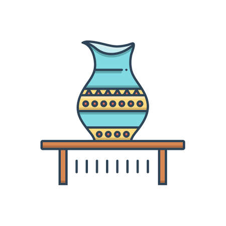 Icon for jar displayのイラスト素材