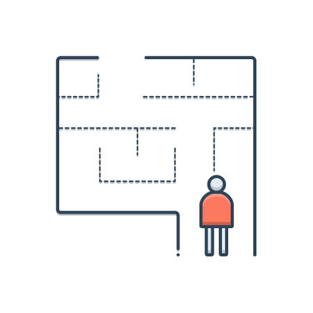 Evacuation iconのイラスト素材