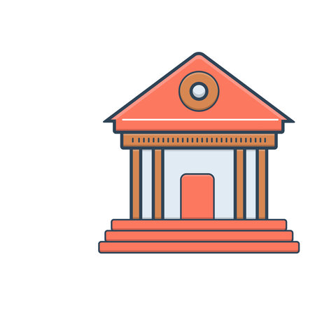 Museum iconのイラスト素材