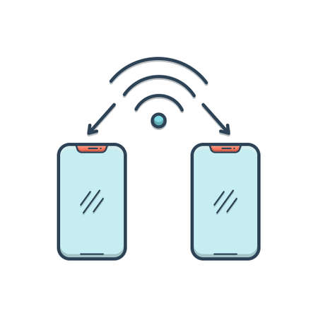 Wifi connection iconのイラスト素材