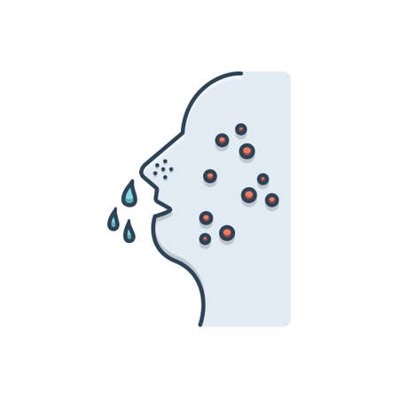 Sneeze iconのイラスト素材