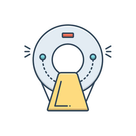 Ct scan iconのイラスト素材