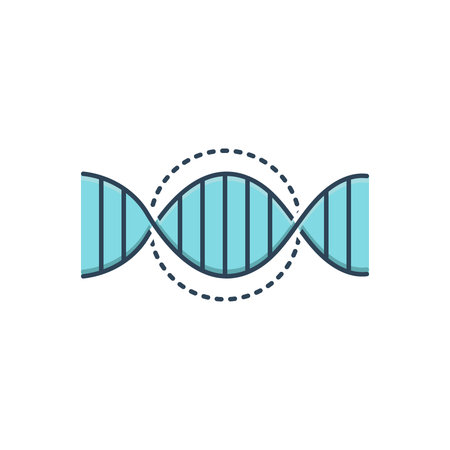Dna genetic iconのイラスト素材