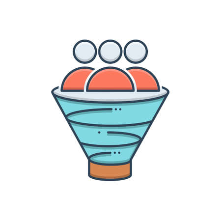 Sales Funnel iconの写真素材