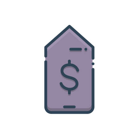 Icon for mobile bankingのイラスト素材