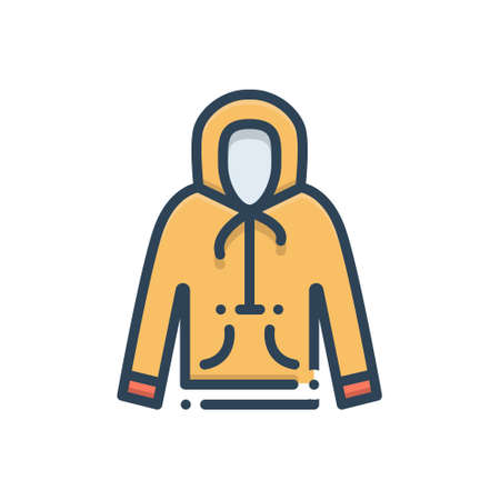 Icon for hoodie ,sweatshirtのイラスト素材