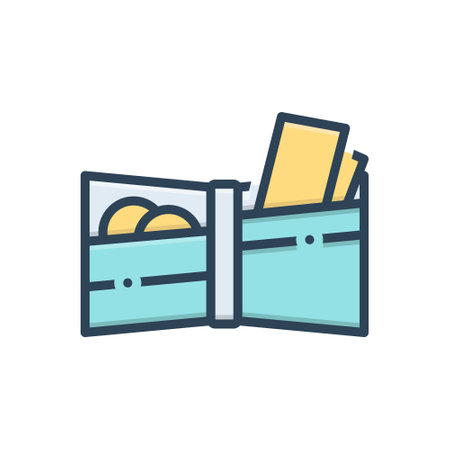 Icon for wallet, purseのイラスト素材