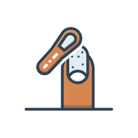 Icon for polished,manicureのイラスト素材