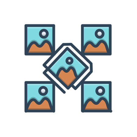 Icon for photo,framesのイラスト素材