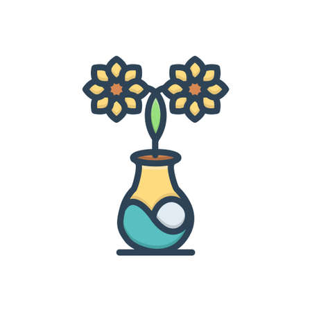 Icon for vases,amphoraのイラスト素材