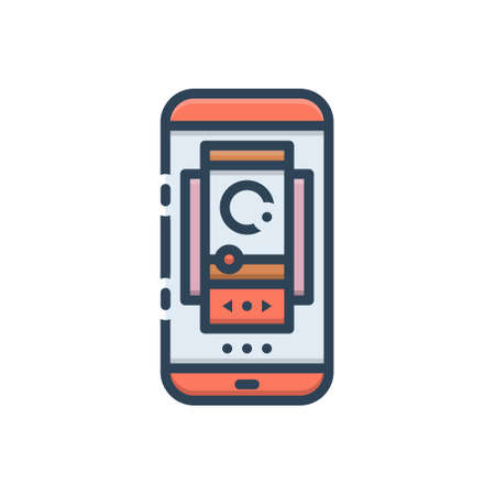 Icon for carousel,carrouselの写真素材