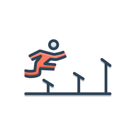 Icon for athletics,olympicsのイラスト素材